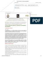Bolivia Frente Al Modelo Neoliberal PDF