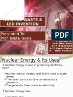 Nuclear Waste & Led Invention