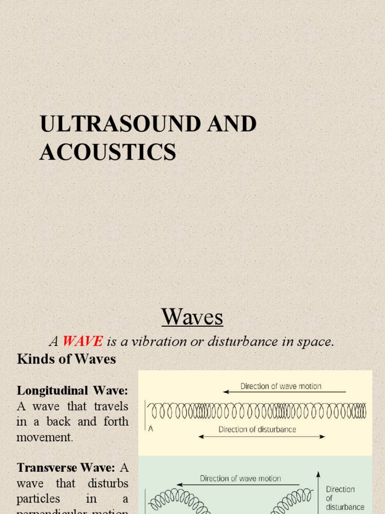 Understanding Ultrasound and Acoustics | PDF
