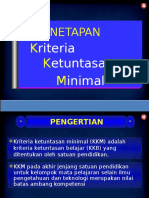 Penetapan KKM