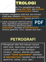 Petrologi Petrografi