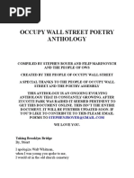 Occupy Poems 1 | PDF | Caribou