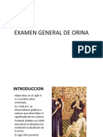 Examen General de Orina