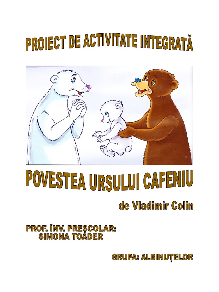 Povestea Ursului Cafeniu Fisa De Lectura