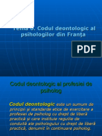 Codul Deontol. Franta