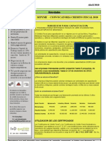 Credito Fiscal Para Capacitacion 2010