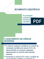 Aula Caracteristicas Conhecimento Cientifico