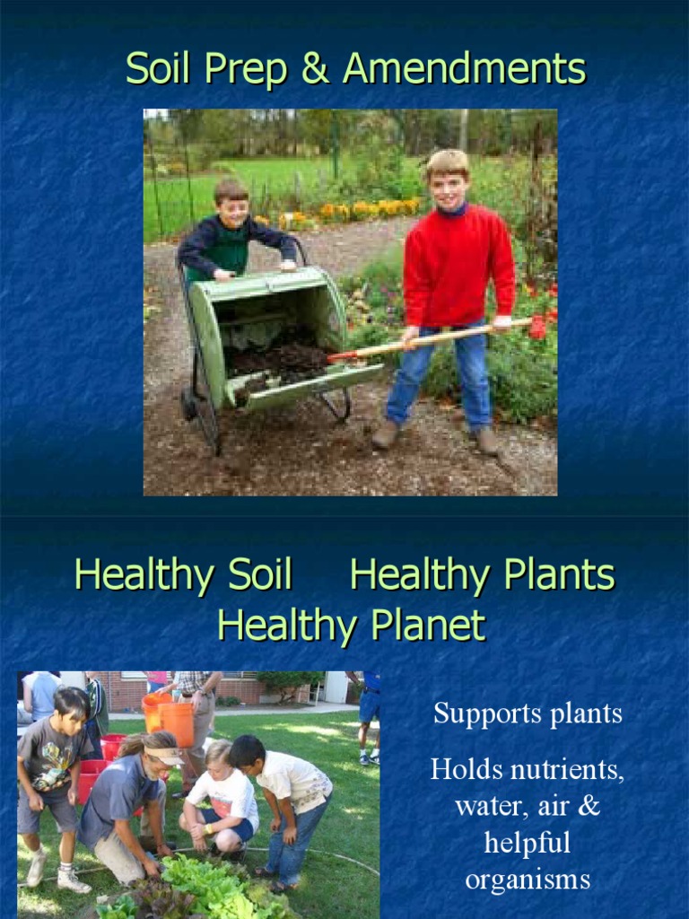 Soil Preparation and Amendments Guide | PDF