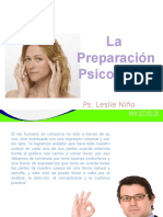 Preparación psicológica para exposiciones