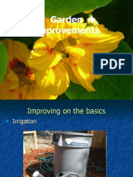 Related Presentation - Specialty Gardens - Garden Improvements