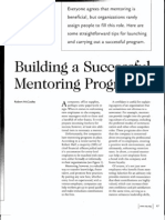 Building a Successful Mentoring Programme