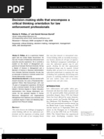 Download Decision Making and Critical Thinking by Tammy Cumberbatch SN30766561 doc pdf