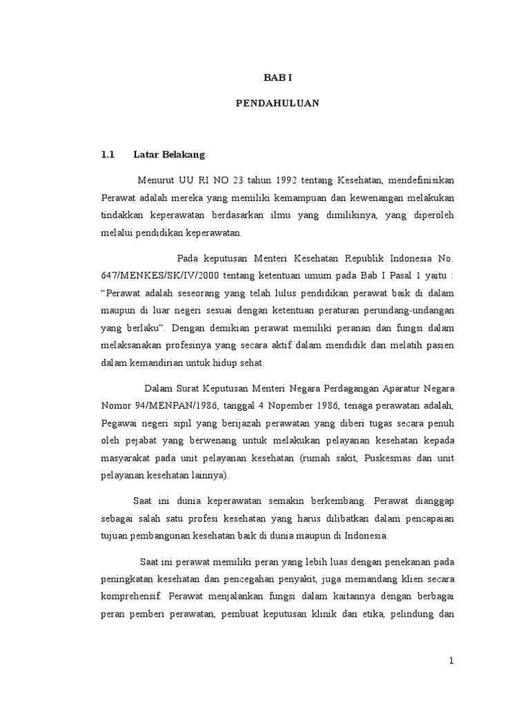 Makalah Perawat Pelaksana Docx