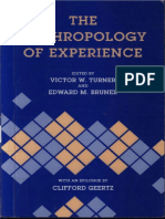 Turner Victor Bruner Edward The Anthropology of Experience 1986