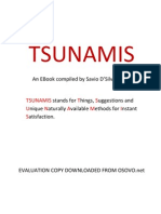 Tsunamis: An Ebook Compiled by Savio D'Silva (M.S.)