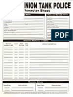 Dominion Tank Police RPG Character Sheet