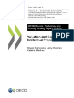 Valuation and Exploitation of Intellectual Property: OECD Science, Technology and Industry Working Papers 2006/05