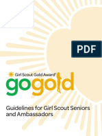 Girl Scout Gold Award Guidelines