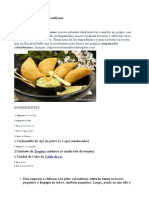 Receta empanadas colombianas