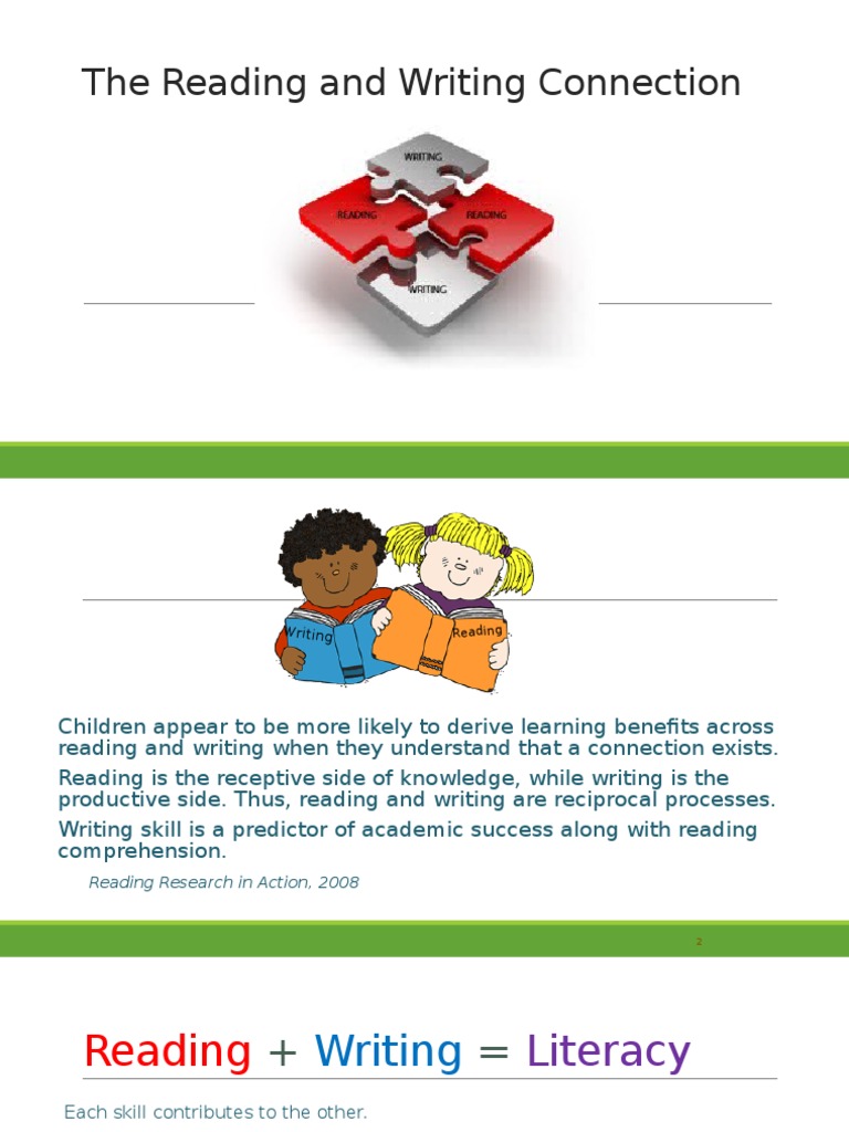 Reading-Writing Connection for Literacy | PDF | Reading Comprehension ...