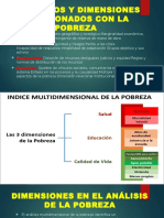 Conceptos y Dimensiones Relacionados Con La Pobreza