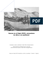 Vascos en El Siglo VXIIII-Venezolano-su Obra y Quehacer