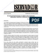 El Observador Informe Especial Huehuetenango PDF