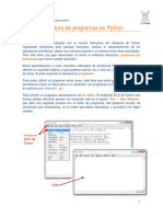 4.- Estructura y Ejecución de Programas en Python