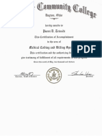 Purvi Trivedi Medical Coding Certificate