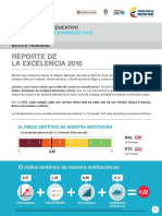 Colegio Agustín Fernández- Reporte Excelencia 2016