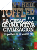 Toffler Alvin. La Creacion de La Nueva Civilizacion PDF