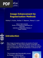 Image Enhancement by Regularization Methods