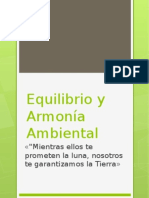 Equilibrio y Armonía Ambiental