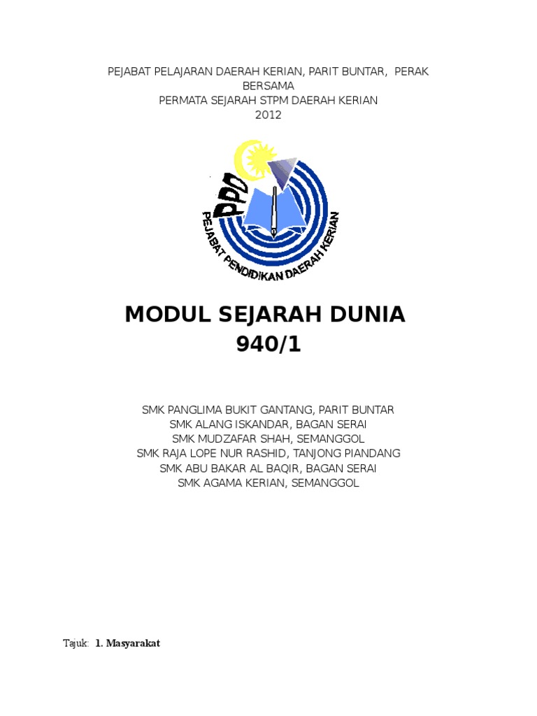 Modul Sej Dunia (Baru).doc