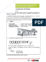 Cuestionario de Entrada - Primaria III PDF