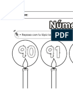 Trazo de Numeros y Puntos