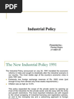 Industrial Policy 1991