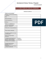 Ficha de Información de Directores de Tesis de Posgrado