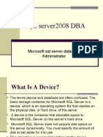 SQL Server 2008 DBA