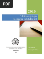 Download 10 Strategi Agar Mengajar Lebih Efektif by janggeng SN30777757 doc pdf