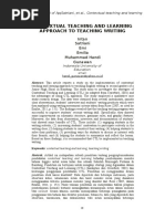 Download Contextual Teaching and Learning Approach to Teaching Writing by Ria Novita Sari SN307780547 doc pdf