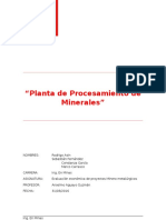 Planta de Procesamiento de Minerales Proyecto1