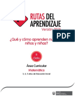 RUTAS DE APRENDIZAJE- MATEMATICA