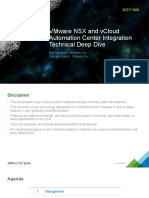 VMWorld 2014 - VMware NSX and VCloud Automation Center Integration Technical Deep Dive