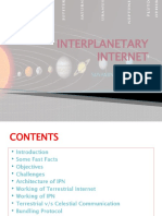 Interplanetary Internet: BY Suyamindra Simha. V Viii Sem