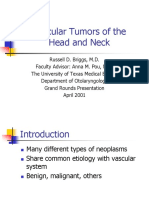 Vascular Tumors of The Head and Neck