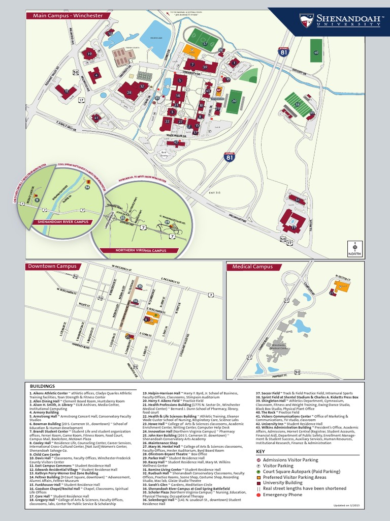 SU Campus Map April 2015 WEB PDF | PDF