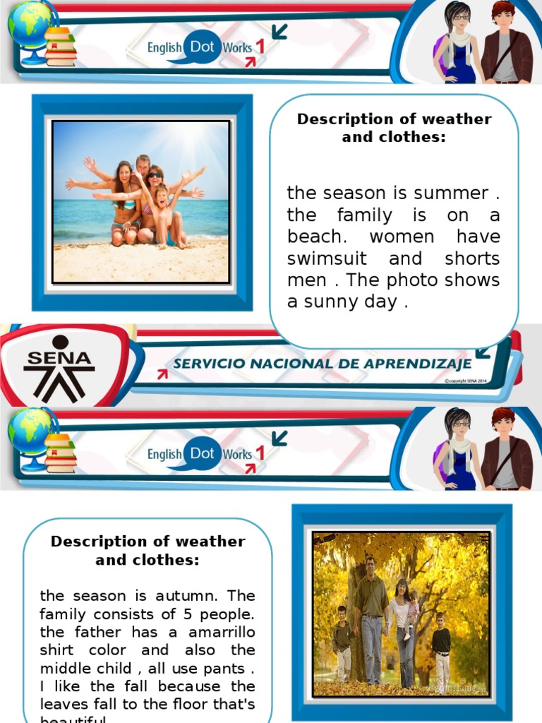 AA4-Evidence 3 Describing The Weather | PDF