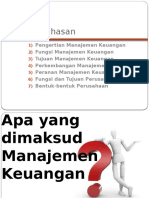 Bab I Manajemen Keuangan