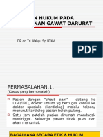 Etika Dan Hukum Pada Penanganan Gawat Darurat Persentasi